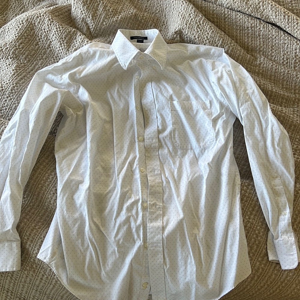 Lands End mens long sleeve button down